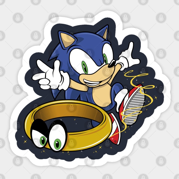 SUPER HEDGEHOG ODYSSEY Sticker by FernandoSala